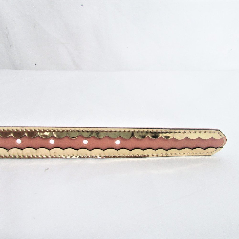 Betsy Johnson flesh gold belt M - Picture 5 of 5